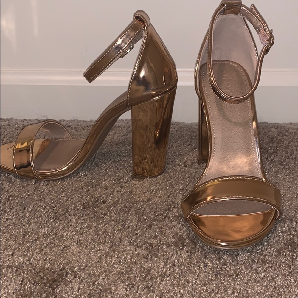 Rose Gold High Heels